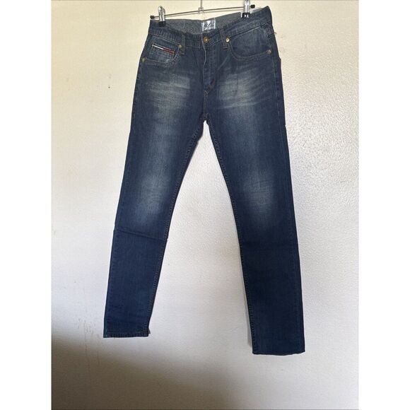 TOMMY HILFIGER Men’s RONNIE Jeans - W29xL33 - Blue Denim - Tapered Leg Mid-Rise - Picture 6 of 16